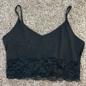 floral lace tank top